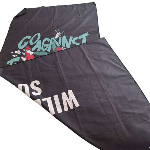 China Towel Manufacturer-Recycled RPET Bottle Plastic Custom Microfiber Beach Towel - Image 4